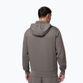 Férfi kapucnis cipzáras pulóver Pitbull Sampson Hooded Zip Sweatshirt taupe 3