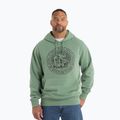 Férfi Pitbull Vintage Bjj kapucnis melegítőfelső mosott zöld