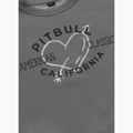 Pitbull női Manzanita Heart Crewneck Sweatshirt mosott szürke 7