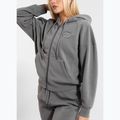 Pitbull női Manzanita Heart Hooded Zip Sweatshirt mosott szürke 3