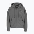 Pitbull női Manzanita Heart Hooded Zip Sweatshirt mosott szürke 4