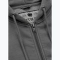 Pitbull női Manzanita Heart Hooded Zip Sweatshirt mosott szürke 6