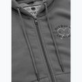 Pitbull női Manzanita Heart Hooded Zip Sweatshirt mosott szürke 7