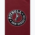 Férfi Pitbull San Diego CA fekete bordó póló 6