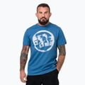 Férfi Pitbull Logo Palms árnyalat kék póló