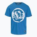 Férfi Pitbull Logo Palms árnyalat kék póló 4
