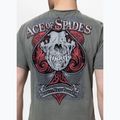 Pitbull Ace Of Spades férfi póló tompított zöld 3