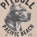 Pitbull férfi pacific ultra light homok póló 8