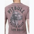 Pitbull férfi Pacific poros bordó póló 3