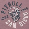 Férfi Pitbull Shkull Logo póló poros bordó 3