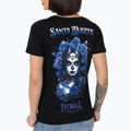 Pitbull női póló Santa Muerte kék fekete fekete 3