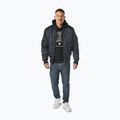 Férfi bomberdzseki Pitbull Hacket Washed Bomber dark navy 2