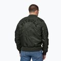 Férfi bomberdzseki Pitbull Hacket Washed Bomber dark green 3