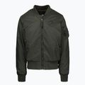 Férfi bomberdzseki Pitbull Hacket Washed Bomber dark green