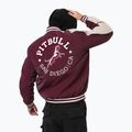 Férfi dzseki Pitbull Manolito Baseball burgundy 3