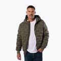 Férfi télikabát Pitbull Fisk Quilted Hooded olive
