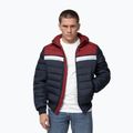 Férfi télikabát Pitbull Rubio Quilted Hooded dark navy/red 4