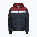 Férfi télikabát Pitbull Rubio Quilted Hooded dark navy/red 5