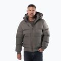 Férfi télikabát Pitbull Patton Quilted Hooded taupe