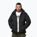 Férfi téli dzseki Pitbull Piedmont Quilted Hooded black