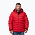 Férfi télikabát Pitbull Crestline Padded Hooded red
