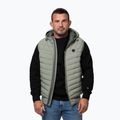 Férfi mellény Pitbull Naylor Padded Hooded dusty salvia