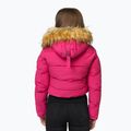 Női télikabát Pitbull Azalea Quilted Hooded raspberry red 3