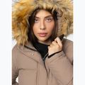 Női télikabát Pitbull Azalea Quilted Hooded dark sand 6