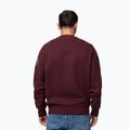 Férfi pulóver Pitbull Norton Crewneck dark burgundy 3