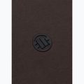 Férfi kapucnis pulóver Pitbull Small Logo Hooded dark chocolate 4