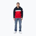 Férfi kapucnis pulóver Pitbull Gibson Hooded dark navy/red 2