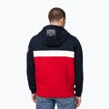 Férfi kapucnis pulóver Pitbull Gibson Hooded dark navy/red 3