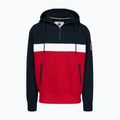 Férfi kapucnis pulóver Pitbull Gibson Hooded dark navy/red 4
