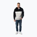 Férfi pulóver Pitbull Gibson Hooded black/grey melange 2