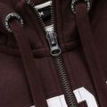 Férfi kapucnis cipzáras pulóver Pitbull Norton Hooded Zip dark burgundy 7