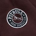 Férfi kapucnis cipzáras pulóver Pitbull Norton Hooded Zip dark burgundy 12