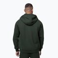 Férfi kapucnis cipzáras pulóver Pitbull San Diego Ca dark green 3