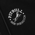 Férfi pulóver Pitbull San Diego Ca Hooded Zip black 9