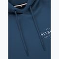 Férfi kapucnis pulóver Pitbull Sampson Hooded Sweatshirt petrol blue 7
