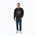 Férfi pulóver Pitbull Strenght & Respect Crewneck washed dark graphite 2