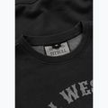 Férfi pulóver Pitbull Strenght & Respect Crewneck washed dark graphite 7