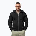 Férfi cipzáras kapucnis pulóver Pitbull Ruffin Detroit Hooded Zip black/black