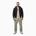 Férfi cipzáras kapucnis pulóver Pitbull Ruffin Detroit Hooded Zip black/black 2