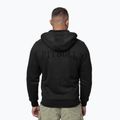 Férfi cipzáras kapucnis pulóver Pitbull Ruffin Detroit Hooded Zip black/black 3