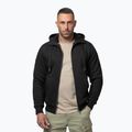 Férfi cipzáras kapucnis pulóver Pitbull Ruffin Detroit Hooded Zip black/black 4