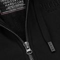 Férfi cipzáras kapucnis pulóver Pitbull Ruffin Detroit Hooded Zip black/black 9