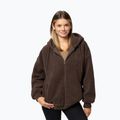 Női cipzáras kapucnis pulóver Pitbull Daisy Hooded Zip dark chocolate