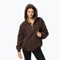 Női cipzáras kapucnis pulóver Pitbull Daisy Hooded Zip dark chocolate 4