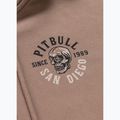 Női pulóver Pitbull Skull Surf Hooded Zip chocolate mousse 10