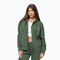 Női pulóver Pitbull Sweetie Hooded Zip sage green 4